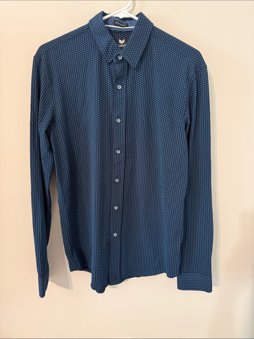 Buttercloth icy cotton slim fit button down shirt NWOT